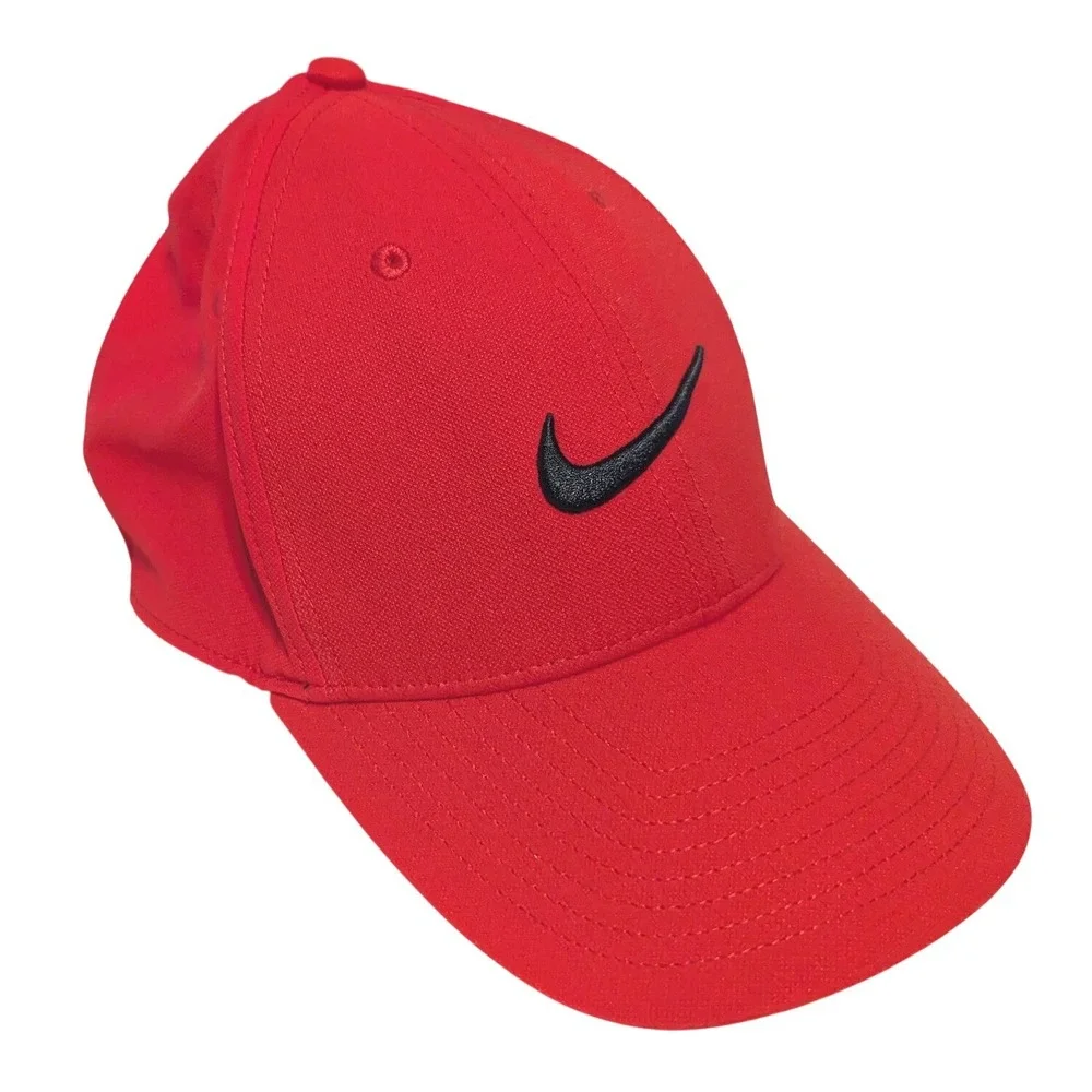 Nike Legacy91 Adjustable Hat University Red Black Swoosh CW6327-657 Mens OSFM